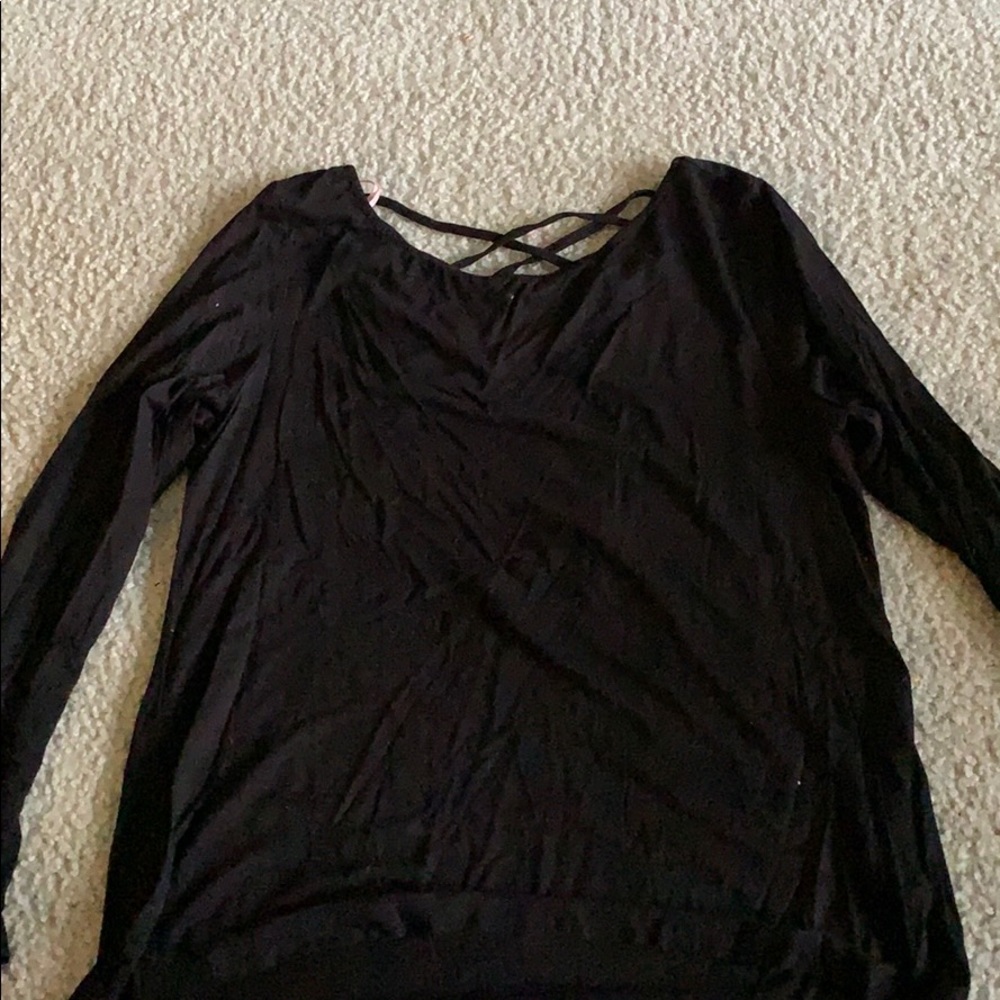 Cute top with open back